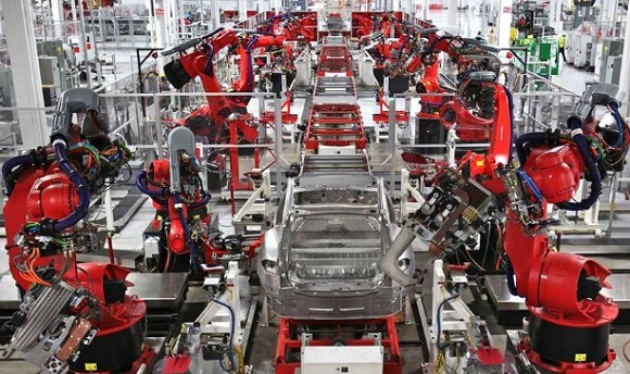 A Tesla gy�ra. Fot�: TreeHugger