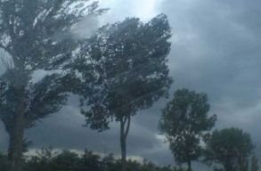 Vas�rnap d�lut�n er�s sz�l v�rhat� Szil�gy, Szatm�r, Arad, Bihar �s Temes megy�ben